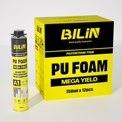 Structural Stability Expanding Polyurethane Foam for Construction Caulk 750ml Expansive Pu Foam