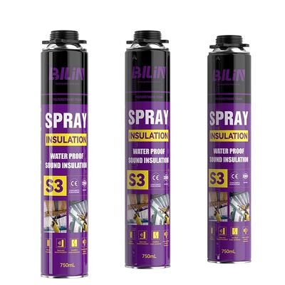 High Quality Polyurethane Spray Foam Insulation Thermal Sound Reduction Noise Reduction Wall Polyurethane Spray Foam
