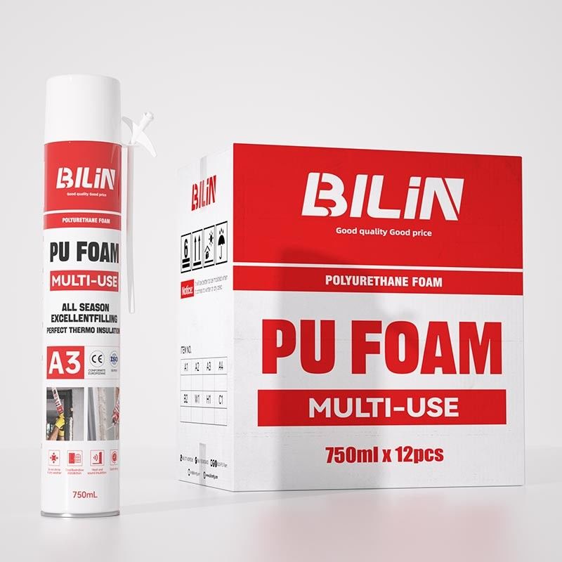 OEM Polyurethane PU Foam Spray Weerbestendig Voor Deuren Installatie