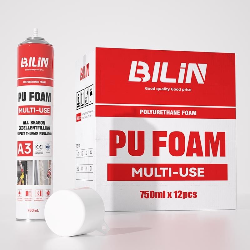 Multi-use brandvertragend PU-schuim glad voor HVAC-montage en pijpleit
