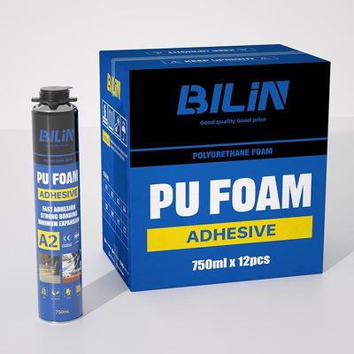One Component Polyurethane Foam Adhesive Spray Long Lasting Fast Drying