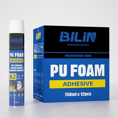 Industriële kleefstof PU-schuim verpakkingsbinding uitbreidbaar polyurethaan schuim