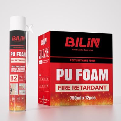Verwarmingsisolatie Brandvertragend PU-schuim Lichtgewicht Brandbestendige sproeischuim