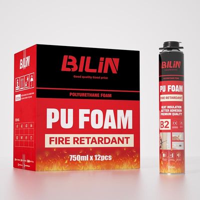 Industrieel brandvertragend PU-schuim voor vensters Installaties Brandvrije PU-schuim