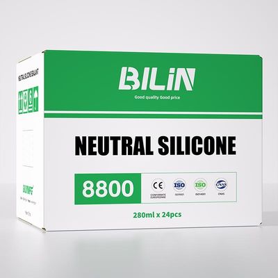 Hoge stabiliteit Silicone neutrale glazen lijm op maat voor plastic stalen plaat