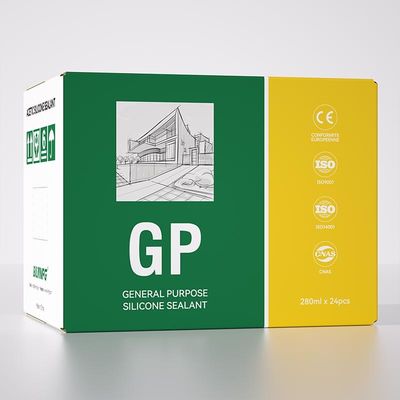 Hoge flexibiliteit snelle genezing Algemeen gebruik Silicone afdichtmiddel voor ramen en deuren
