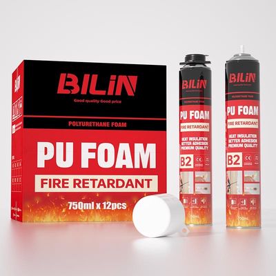 Eco-vriendelijk brandvertragend PU-schuim Afvaldichtingsmiddel Brandbestendige sproeischuim