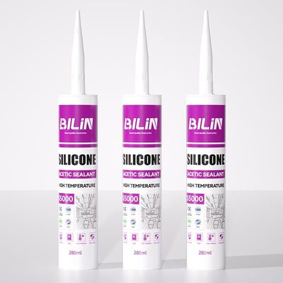Eéncomponent acetoxy-siliconeverzegelingsmiddel Ozonweerstand glas siliconenverzegelingsmiddel
