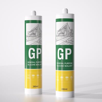 GP Azijnzuur siliconen afdichtmiddel Hoog nauwkeurig gemakkelijk te bedienen voor vensterglas