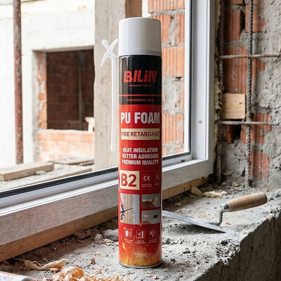 Intumescerende brandvertragende PU-schuimkit geluiddicht en brandwerend expansief schuim voor branddeuren