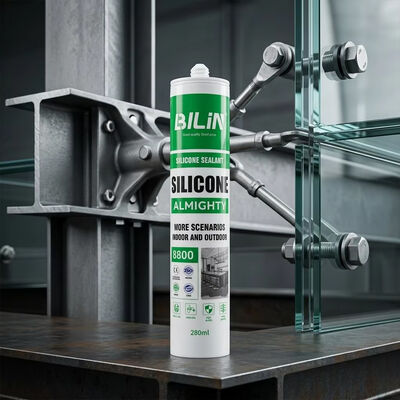 Kwaliteit Cas nr. 63148 60 7 Neutraal siliconen kleefmiddel Elastisch siliconen afdichtmiddel Perfect voor uitbreidingsgewricht en spleten vullen fabriek