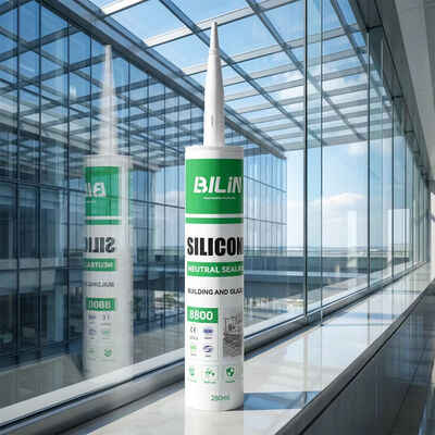 Kwaliteit Anti-aging neutrale siliconen klei, heldere lijm voor afsluiting van gordijnwanden en glazen daken, stabiele afsluitingsprestaties fabriek