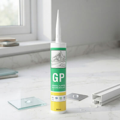 Kwaliteit Kosteneffectief GP Silicone afdichtmiddel Sterke hechting Waterdichte lijm voor glas metaal UPVC materialen fabriek